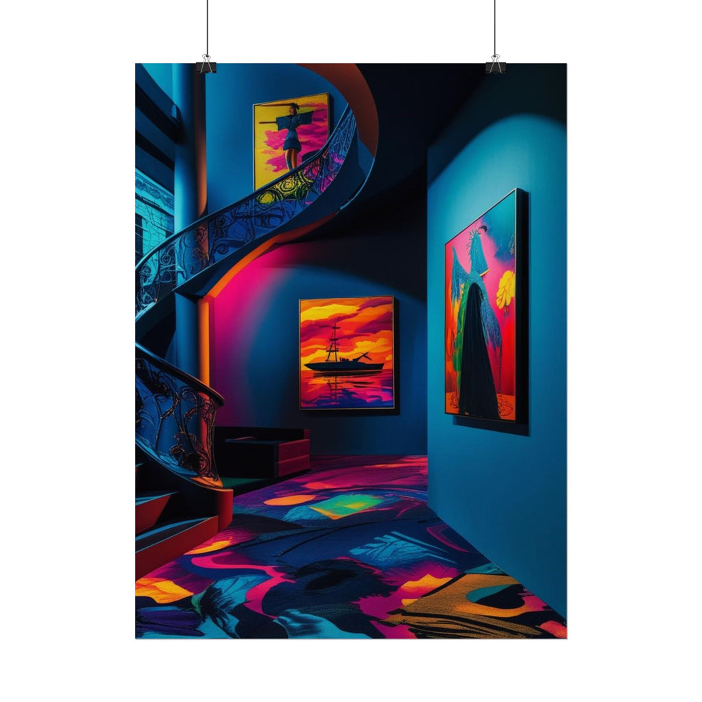 Neon Staircase