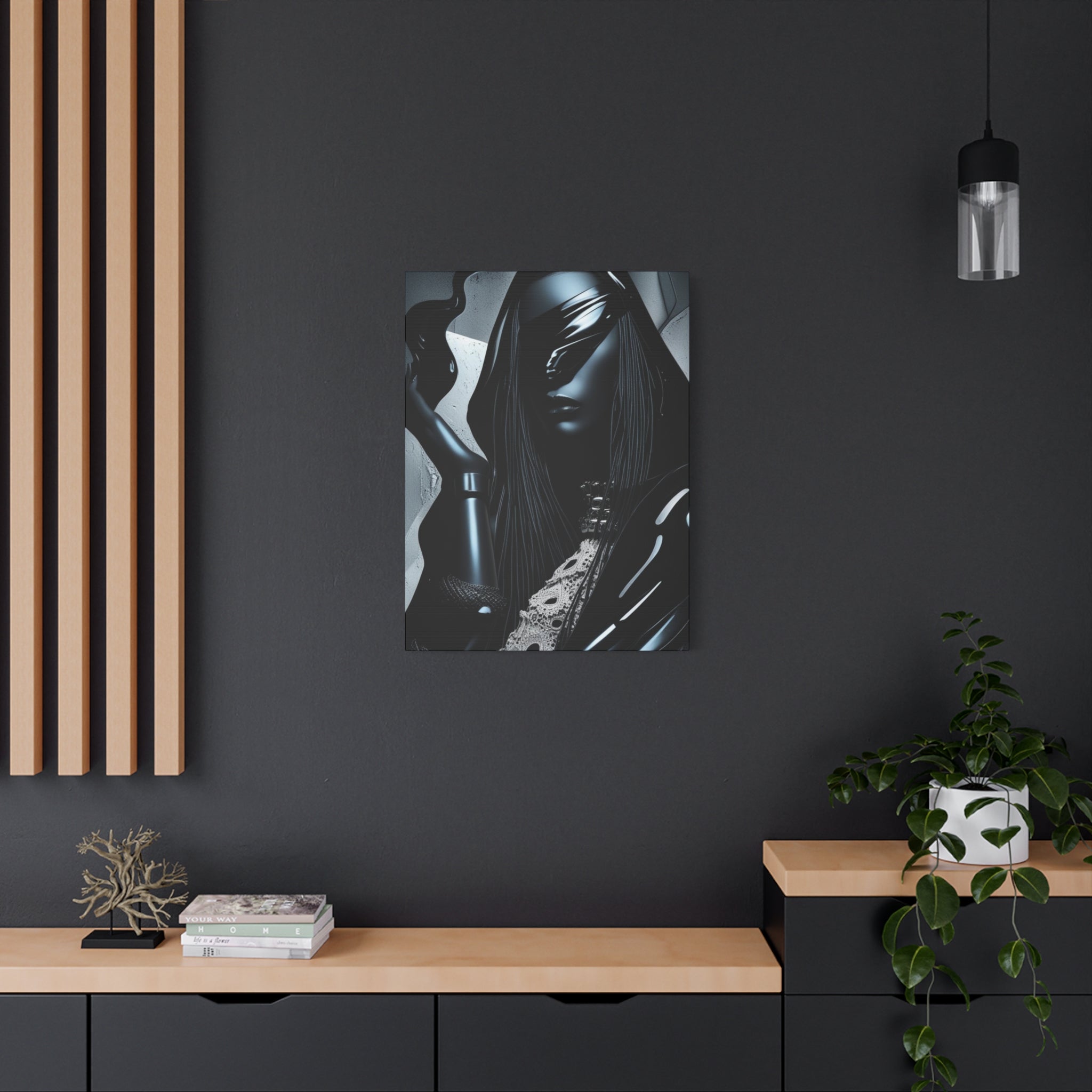 Glossy Fatale Femme Canvas