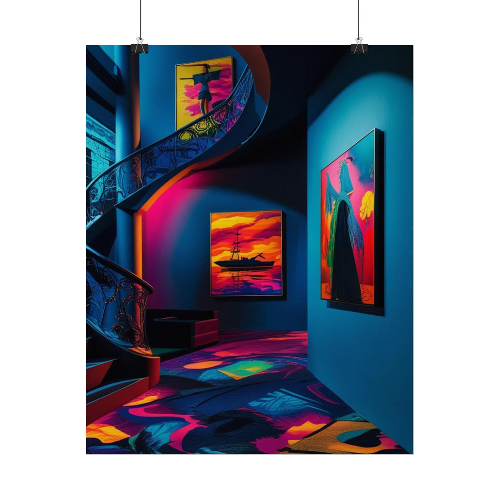 Neon Staircase