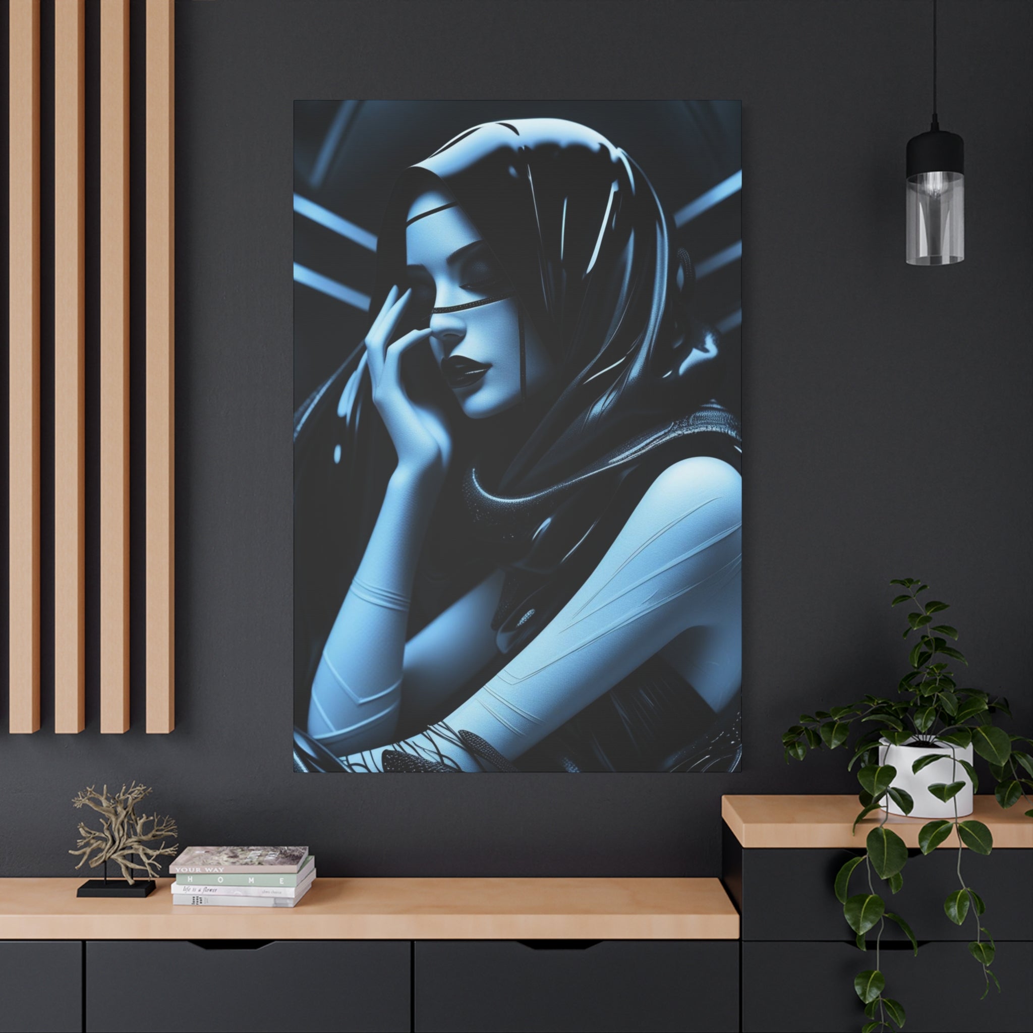 Reflections Of Her Canvas