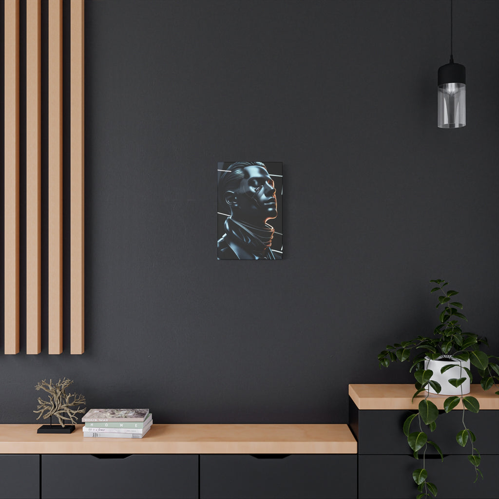 Futuristic Chrome Canvas