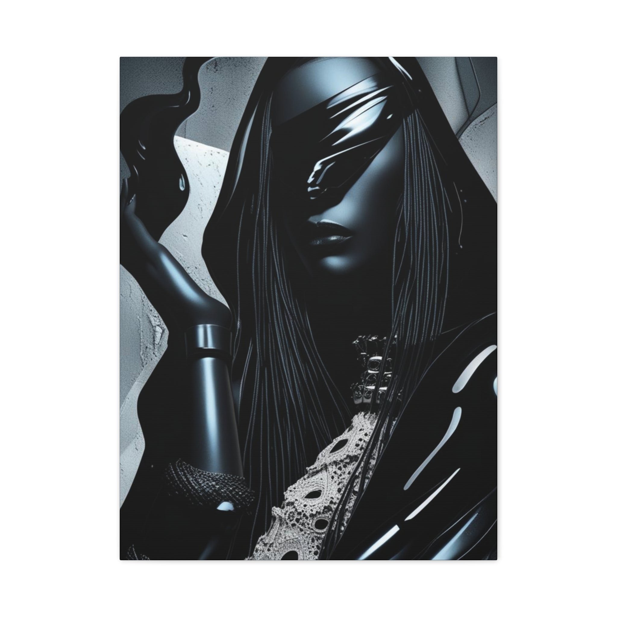 Glossy Fatale Femme Canvas