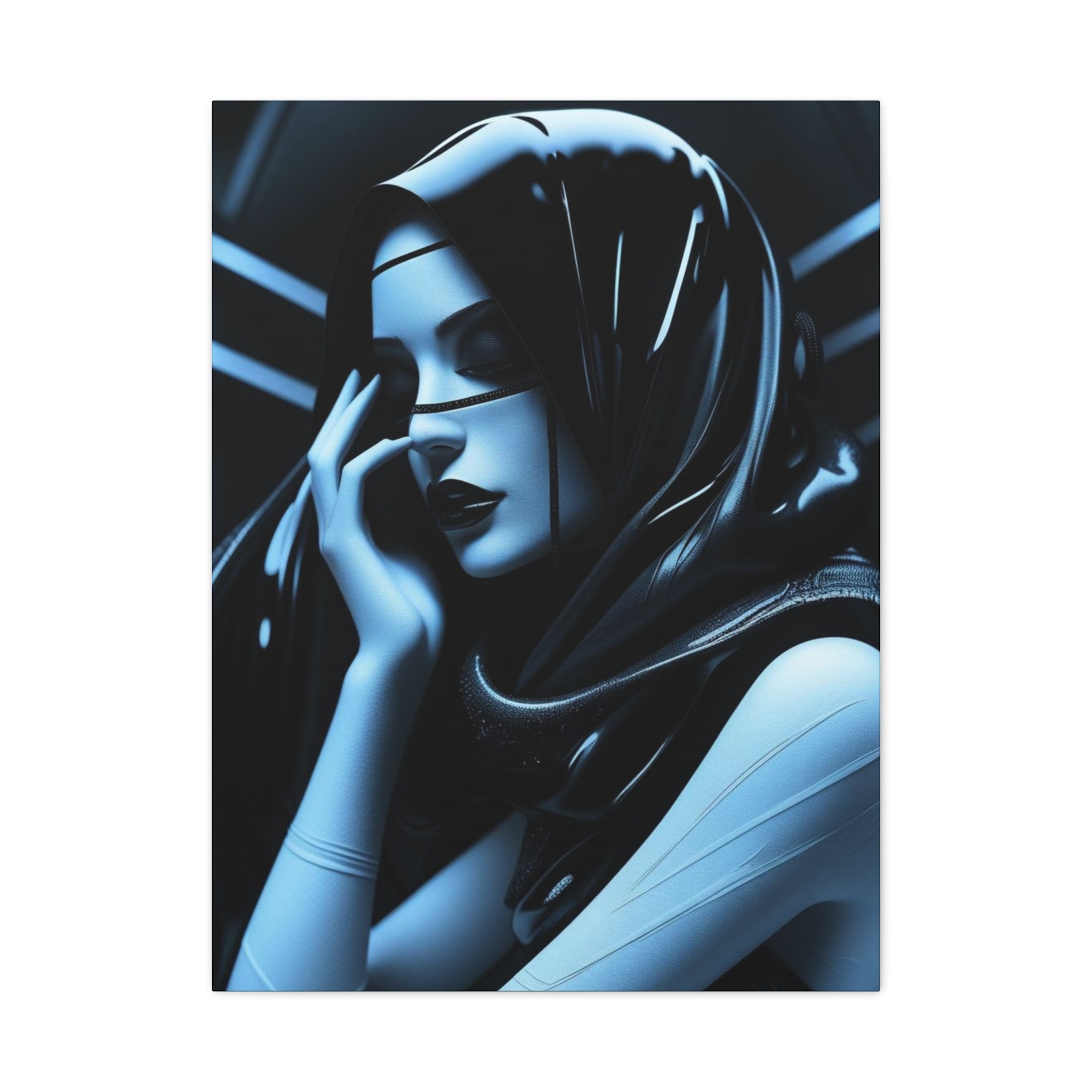 Reflections Of Her Canvas