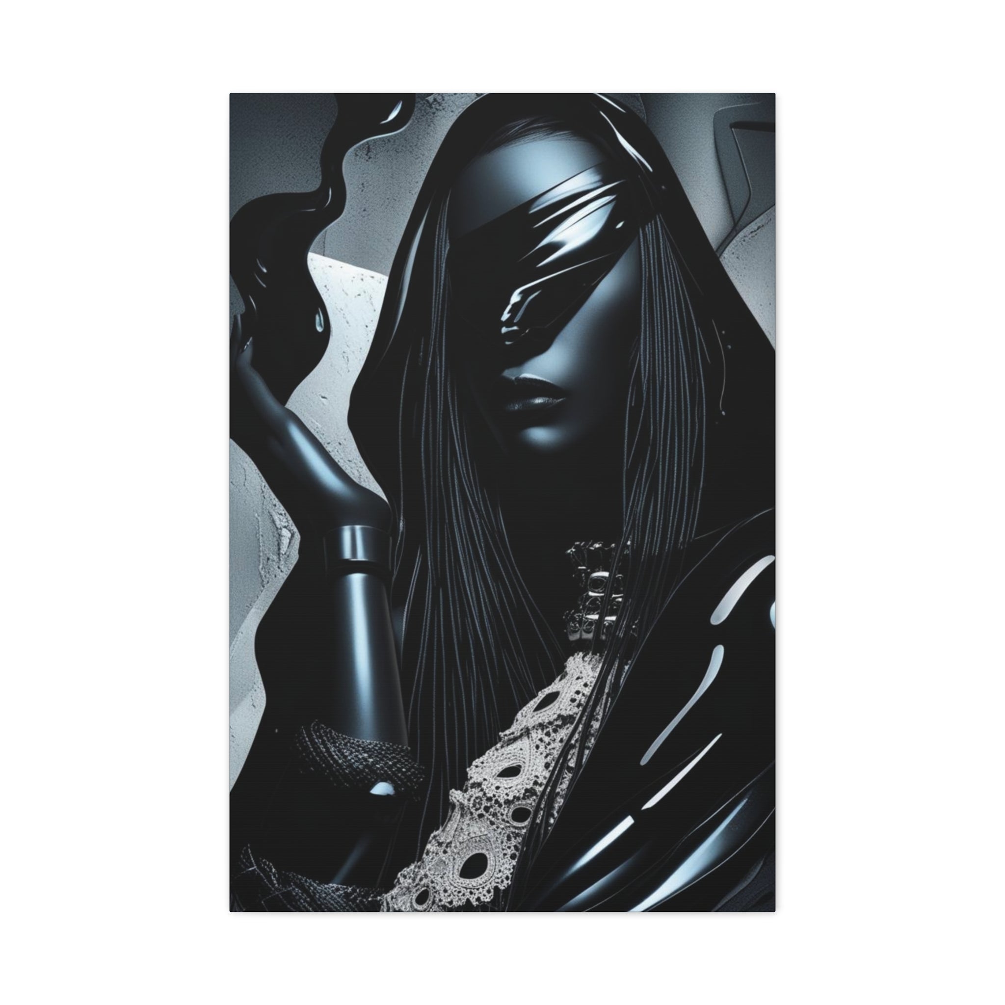 Glossy Fatale Femme Canvas