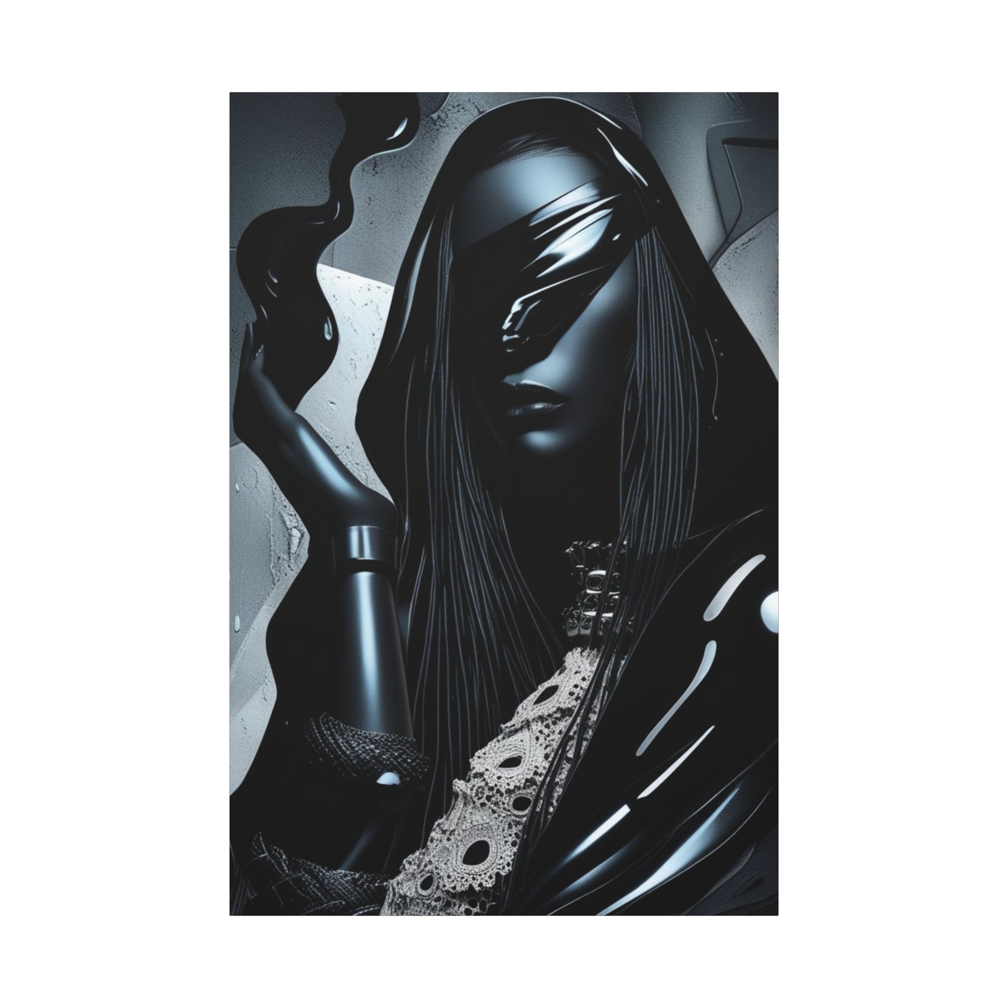 Glossy Fatale Femme Canvas