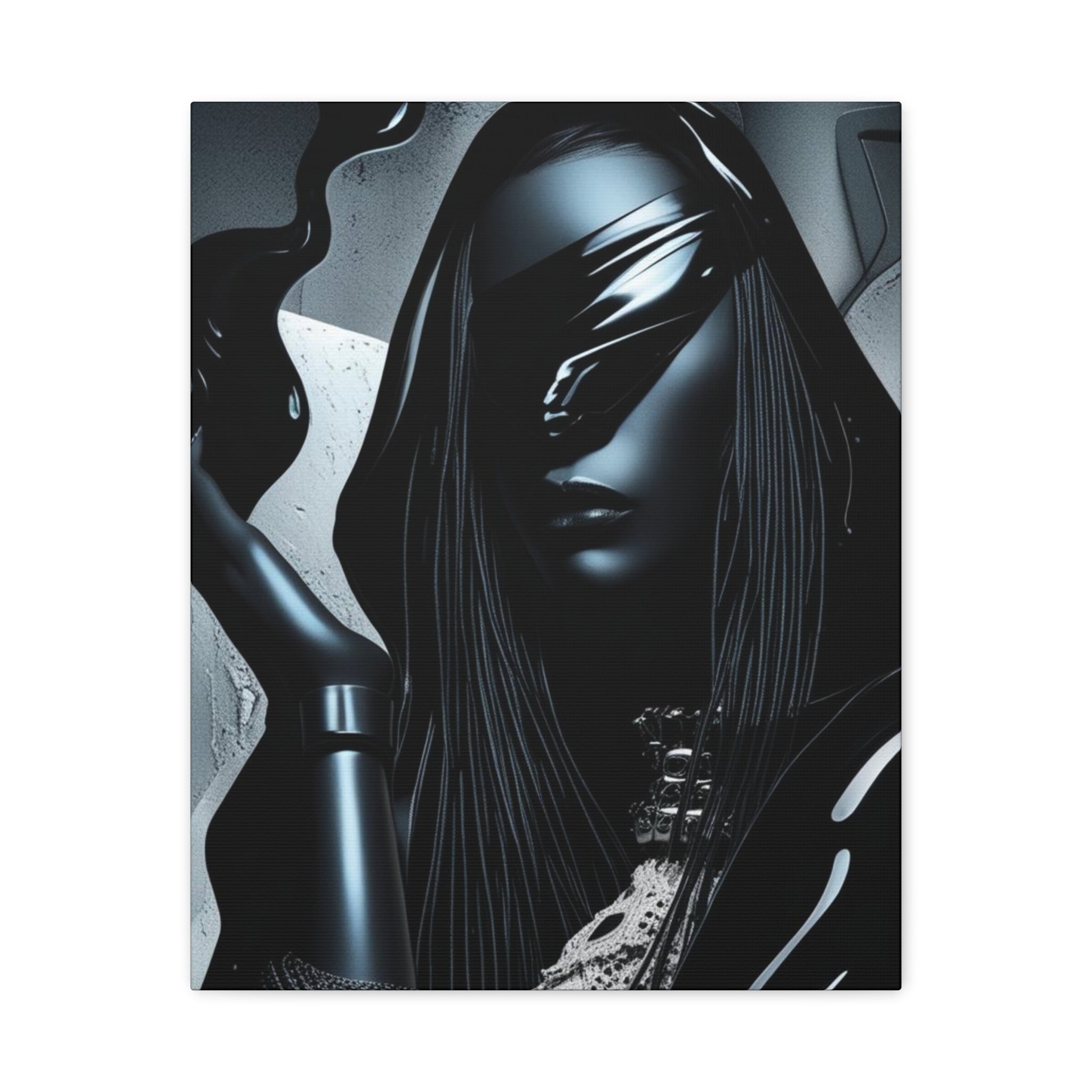 Glossy Fatale Femme Canvas