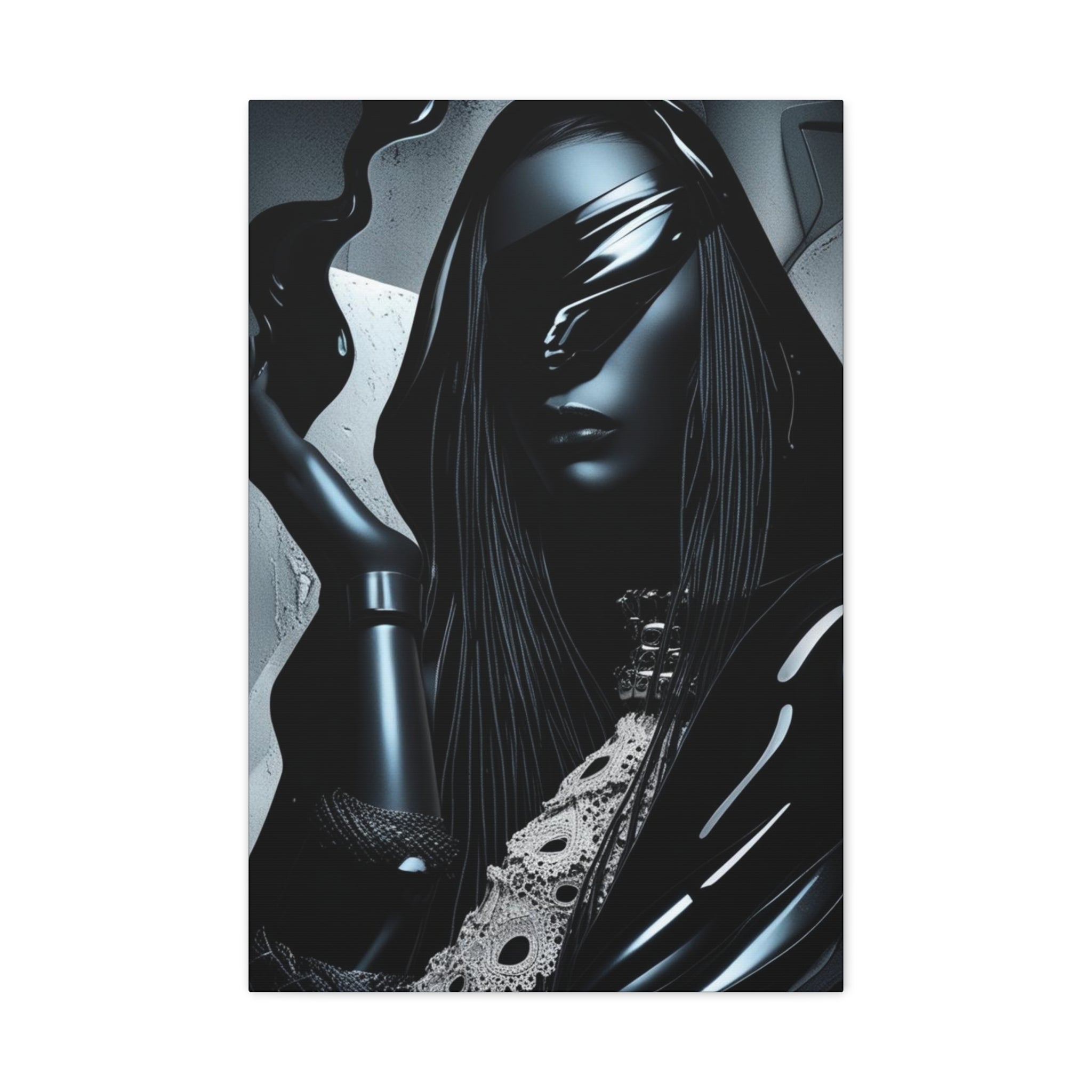 Glossy Fatale Femme Canvas