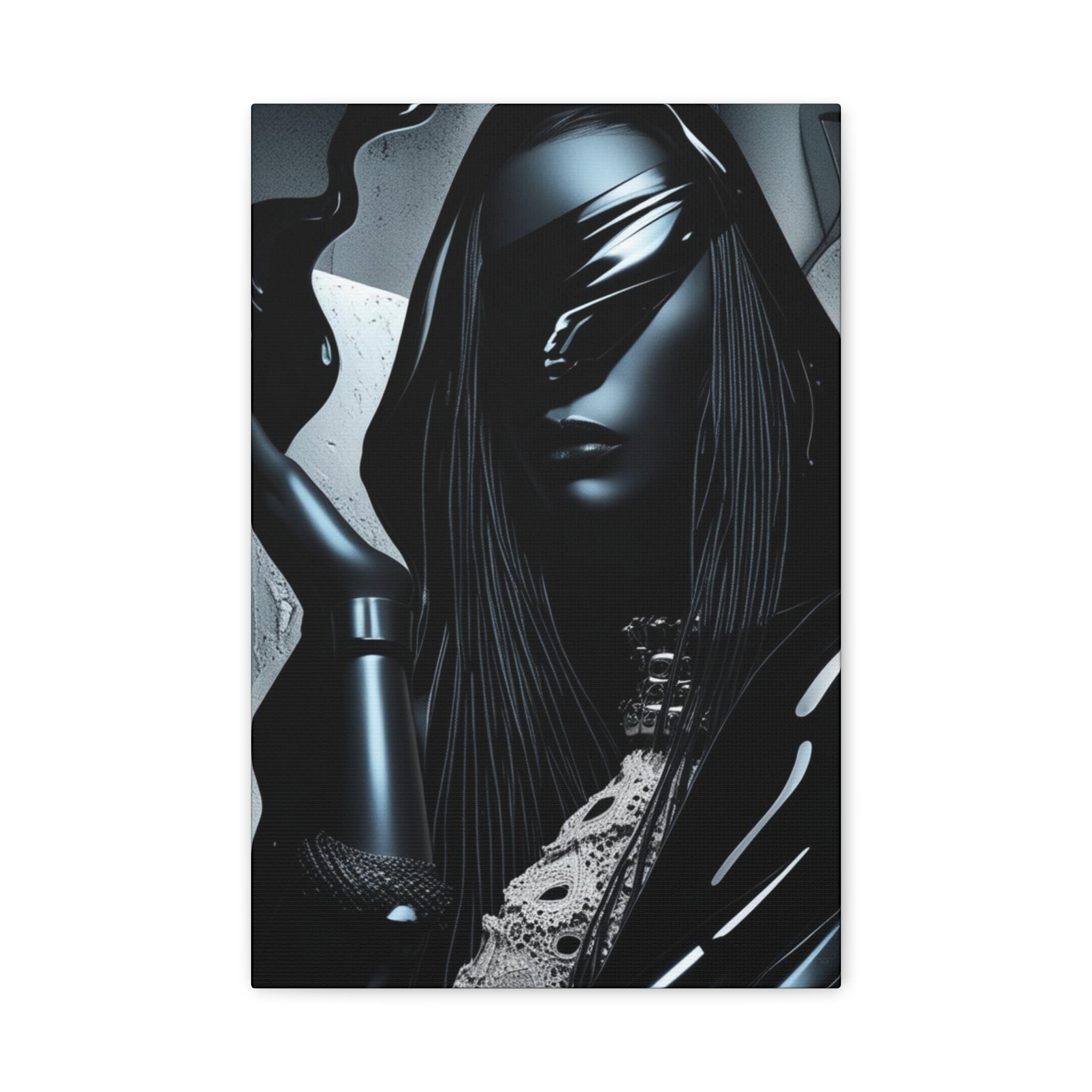 Glossy Fatale Femme Canvas