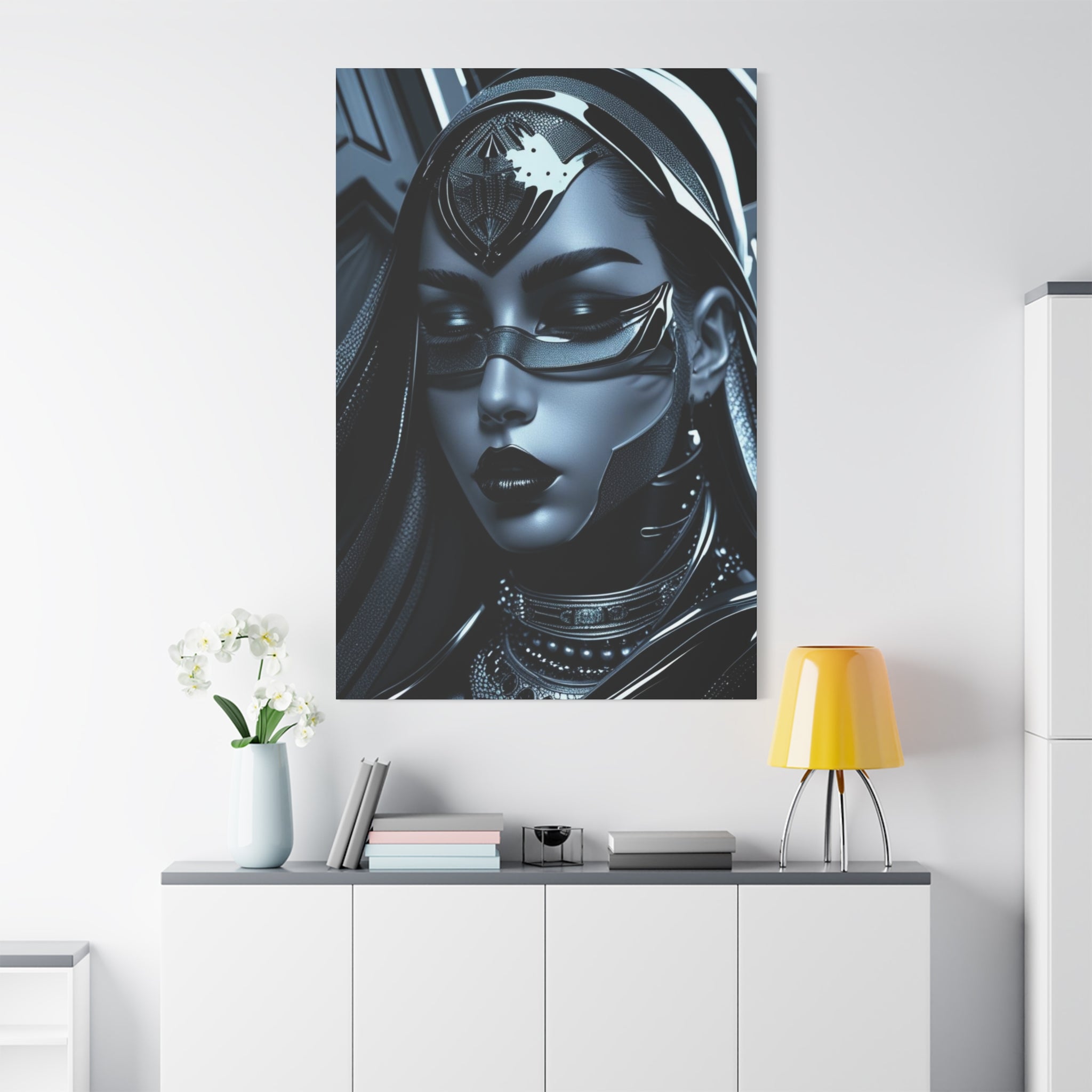 Cyber Goddess Canvas