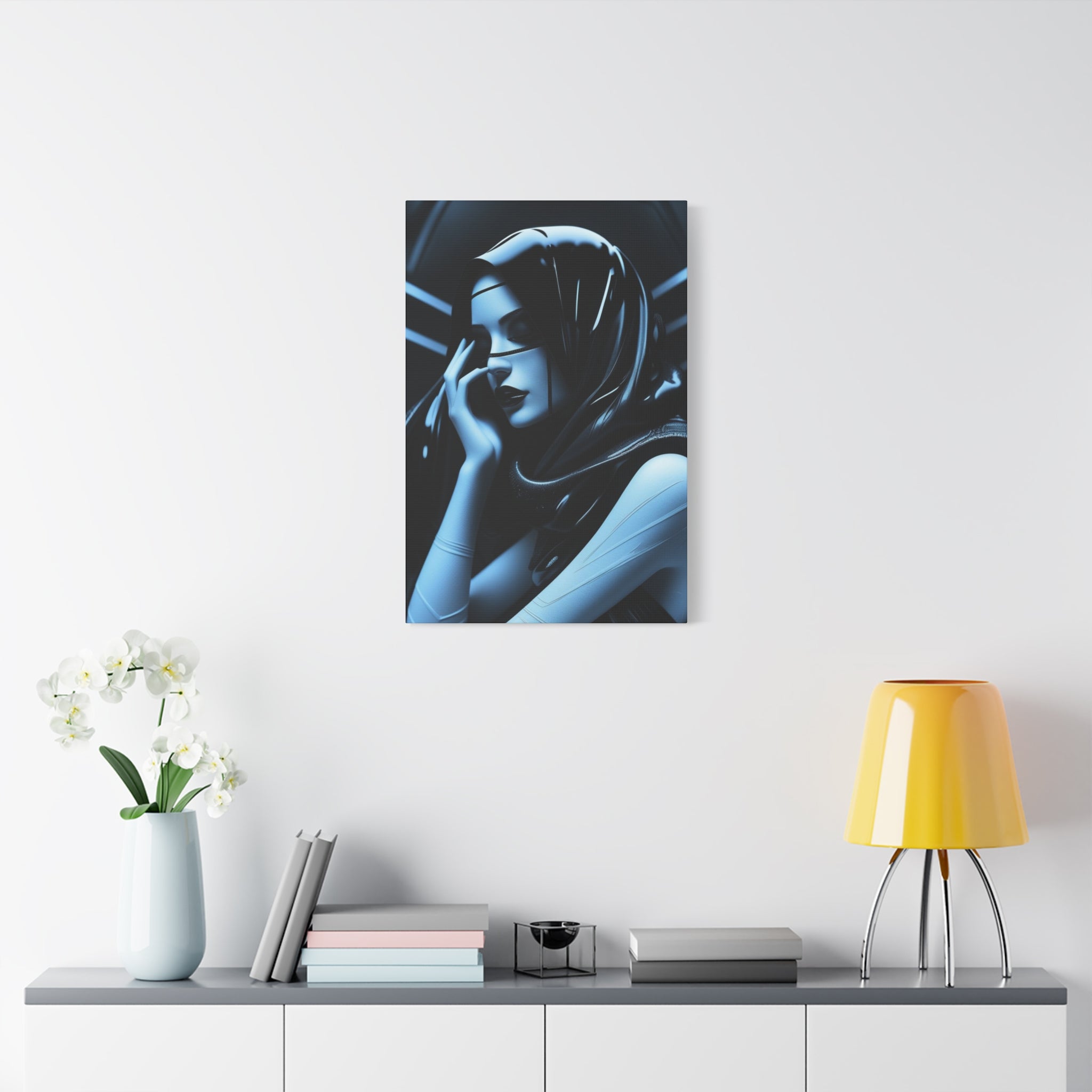 Reflections Of Her Canvas