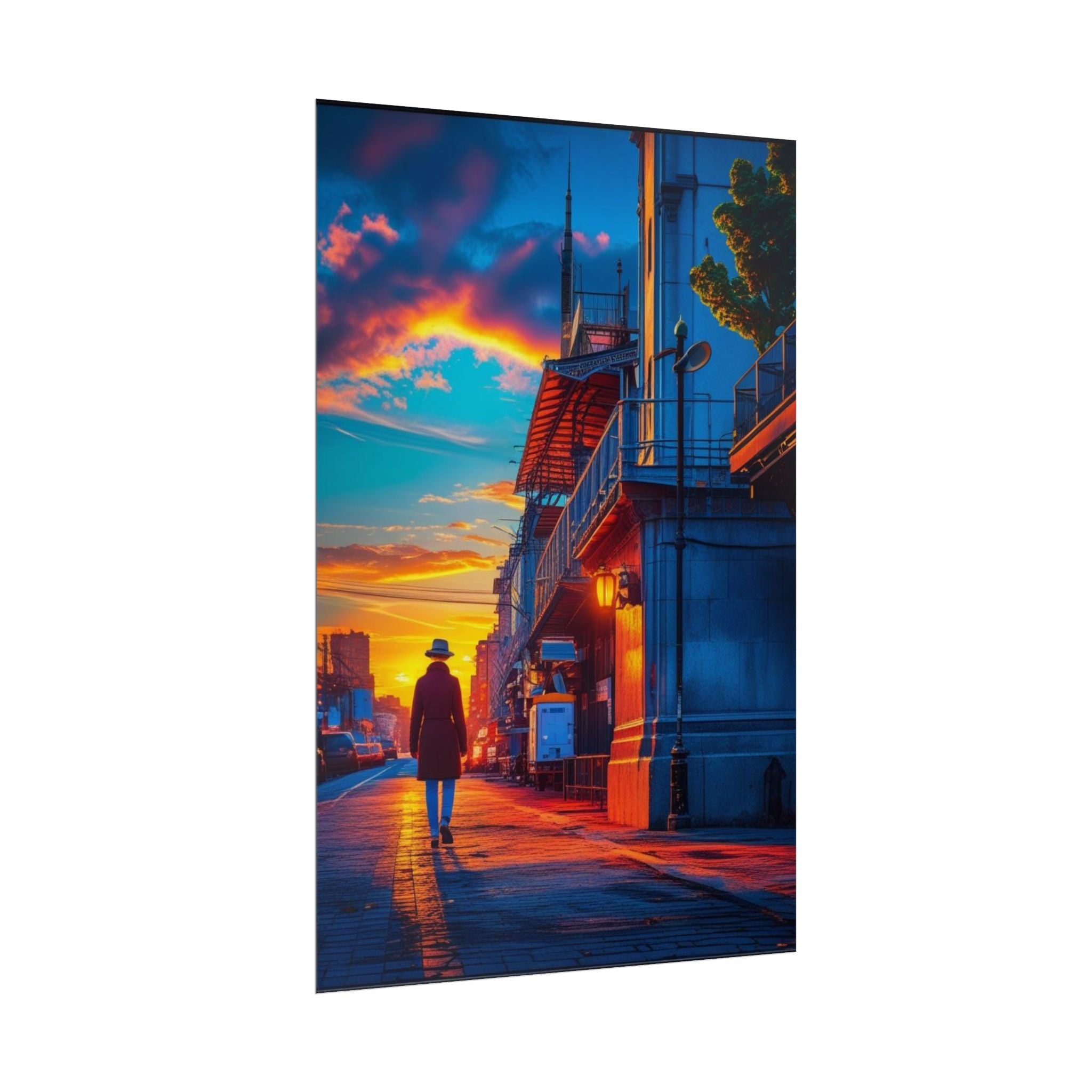 Sunset City Street