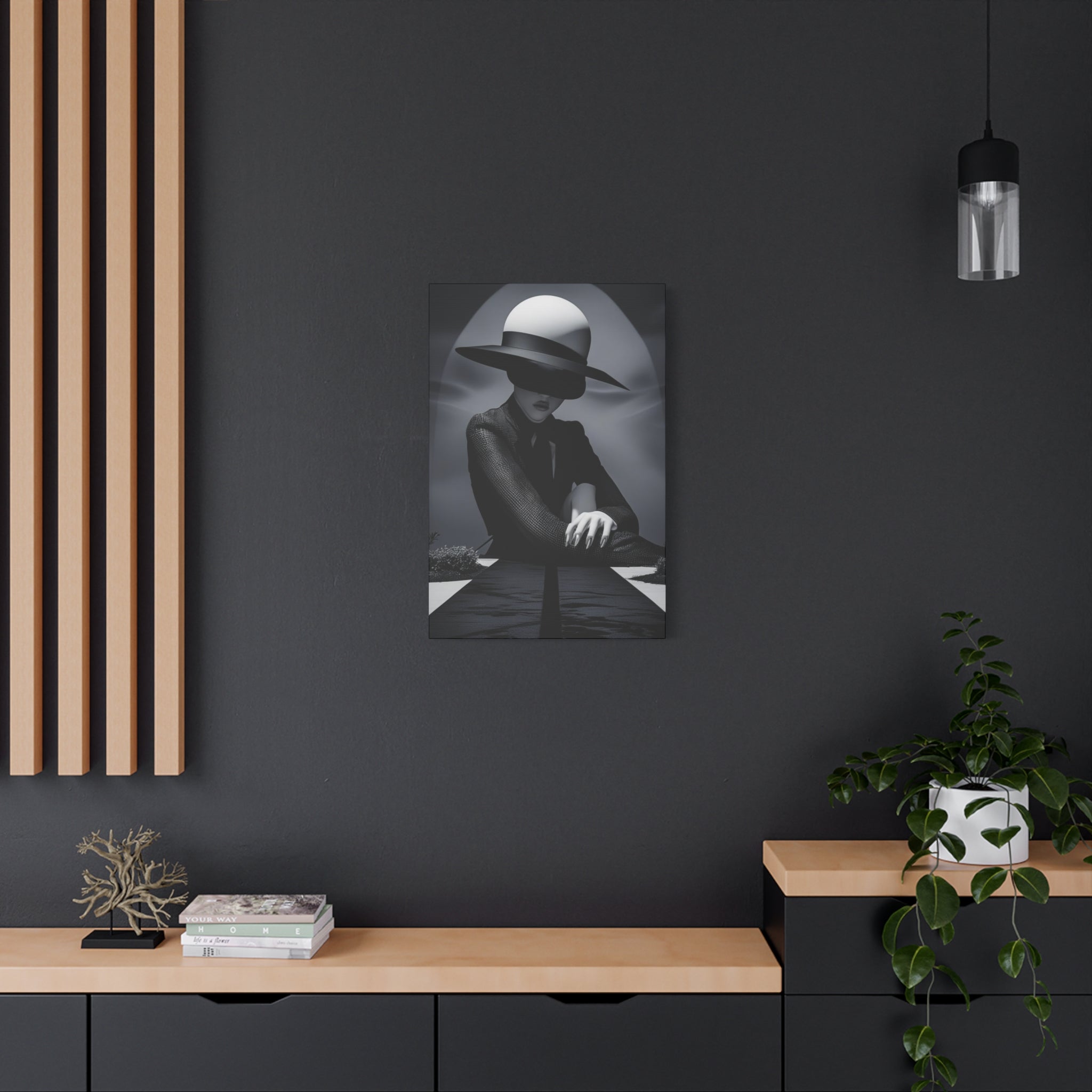 Noir Fashion Canvas