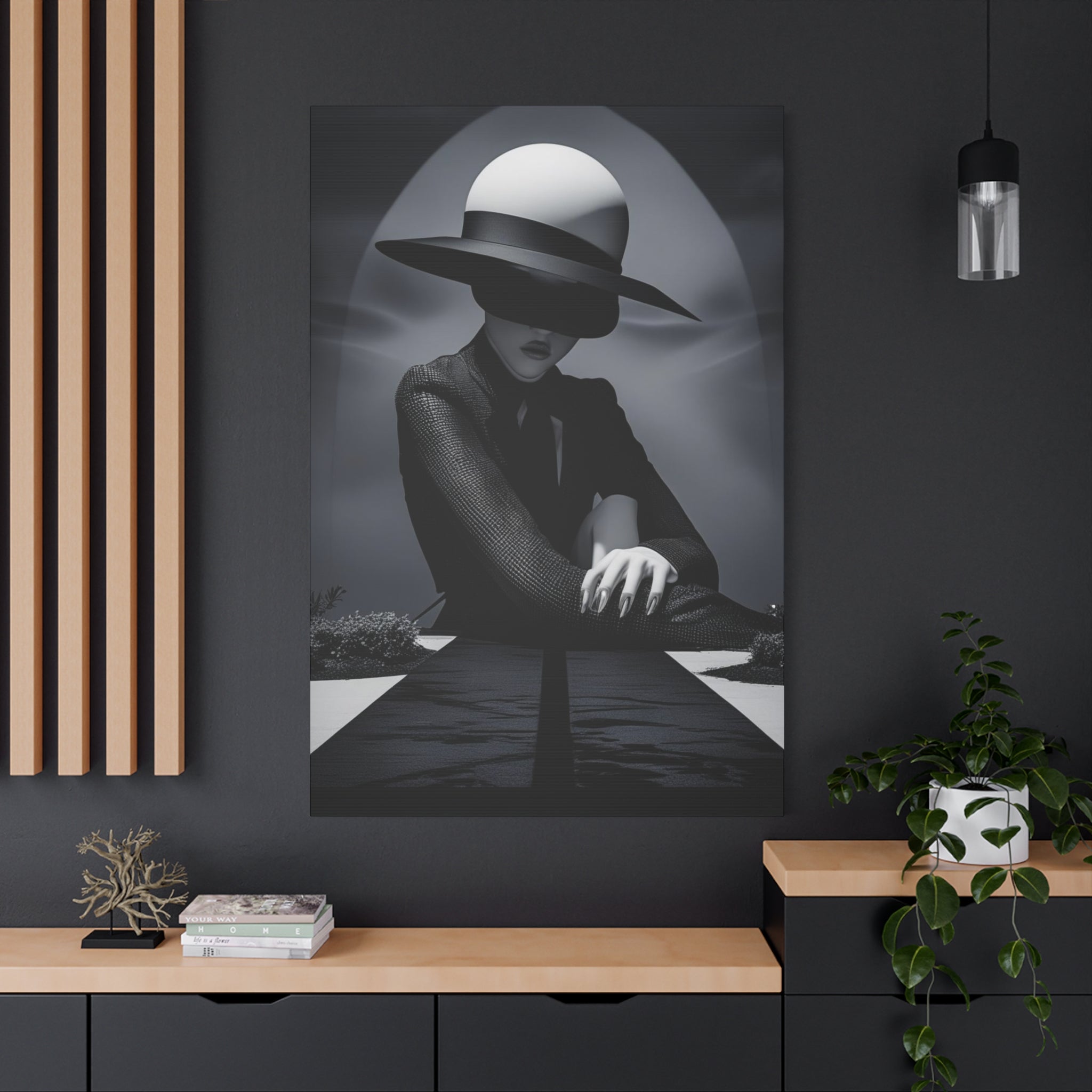 Noir Fashion Canvas