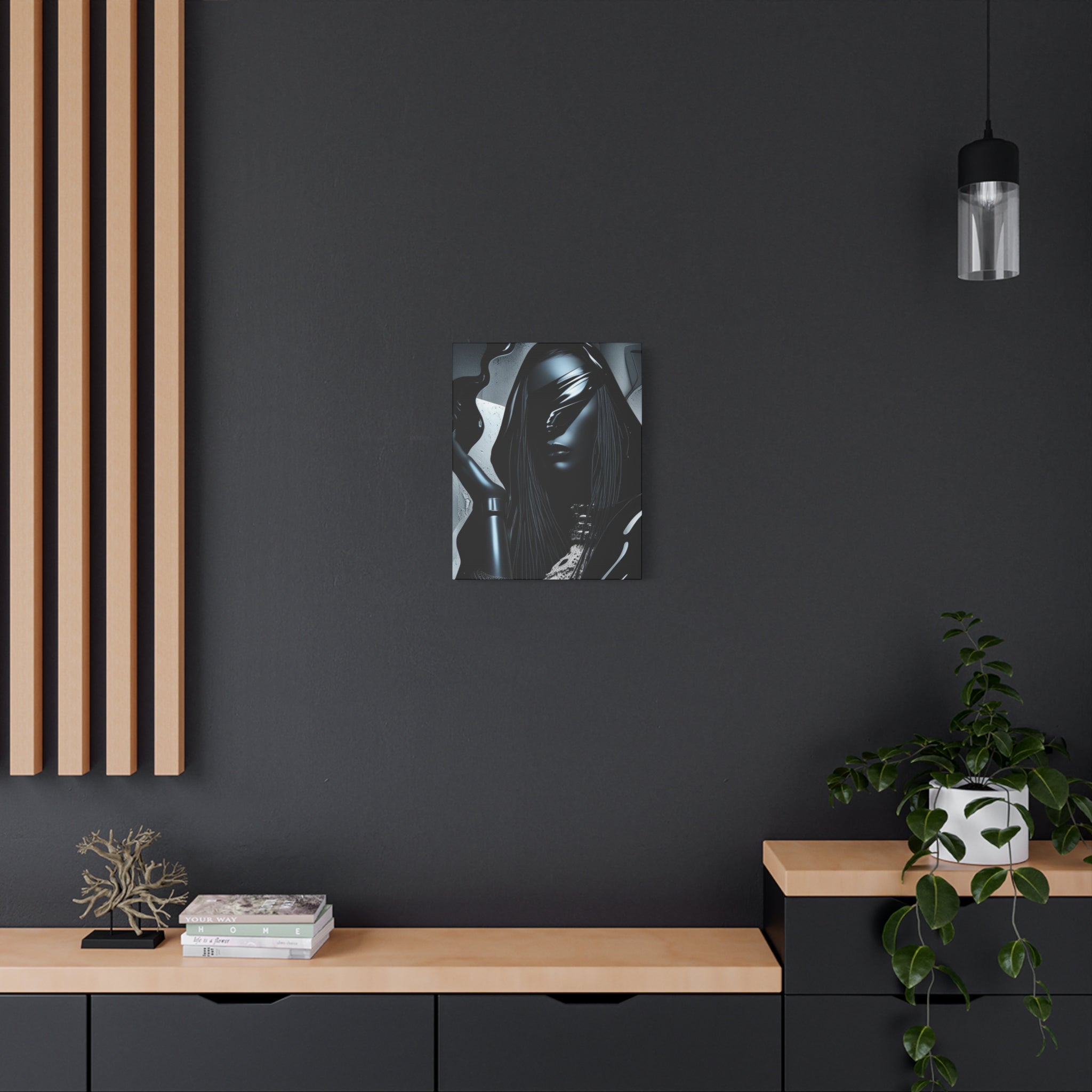 Glossy Fatale Femme Canvas