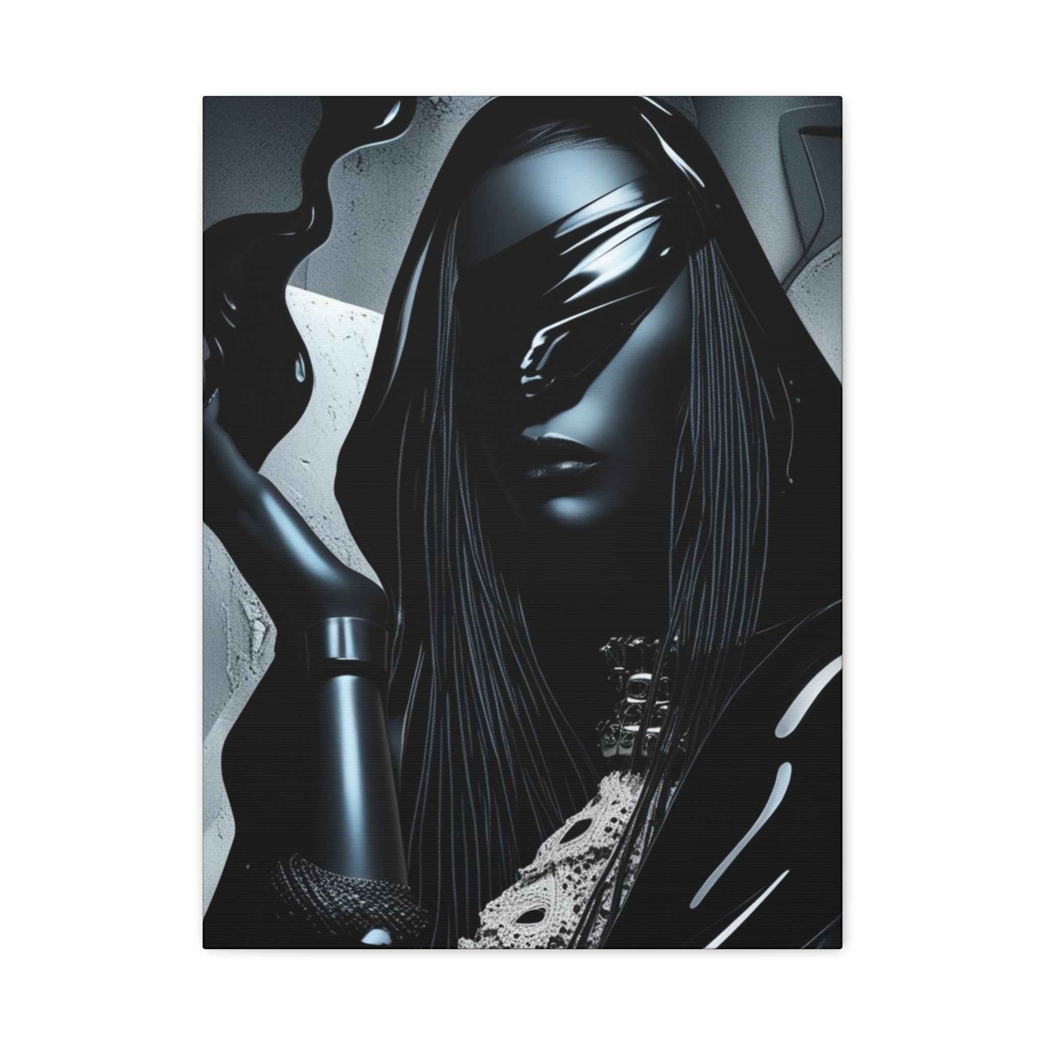 Glossy Fatale Femme Canvas