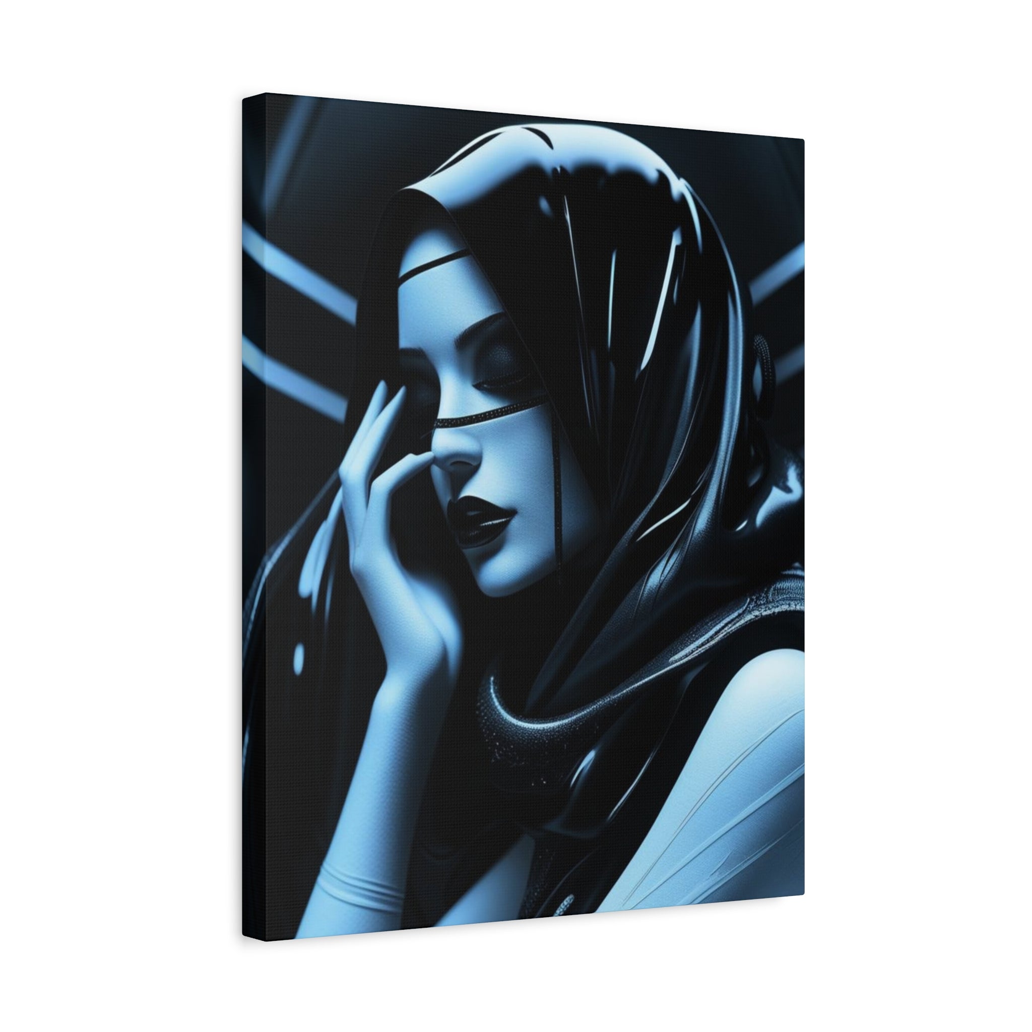 Reflections Of Her Canvas