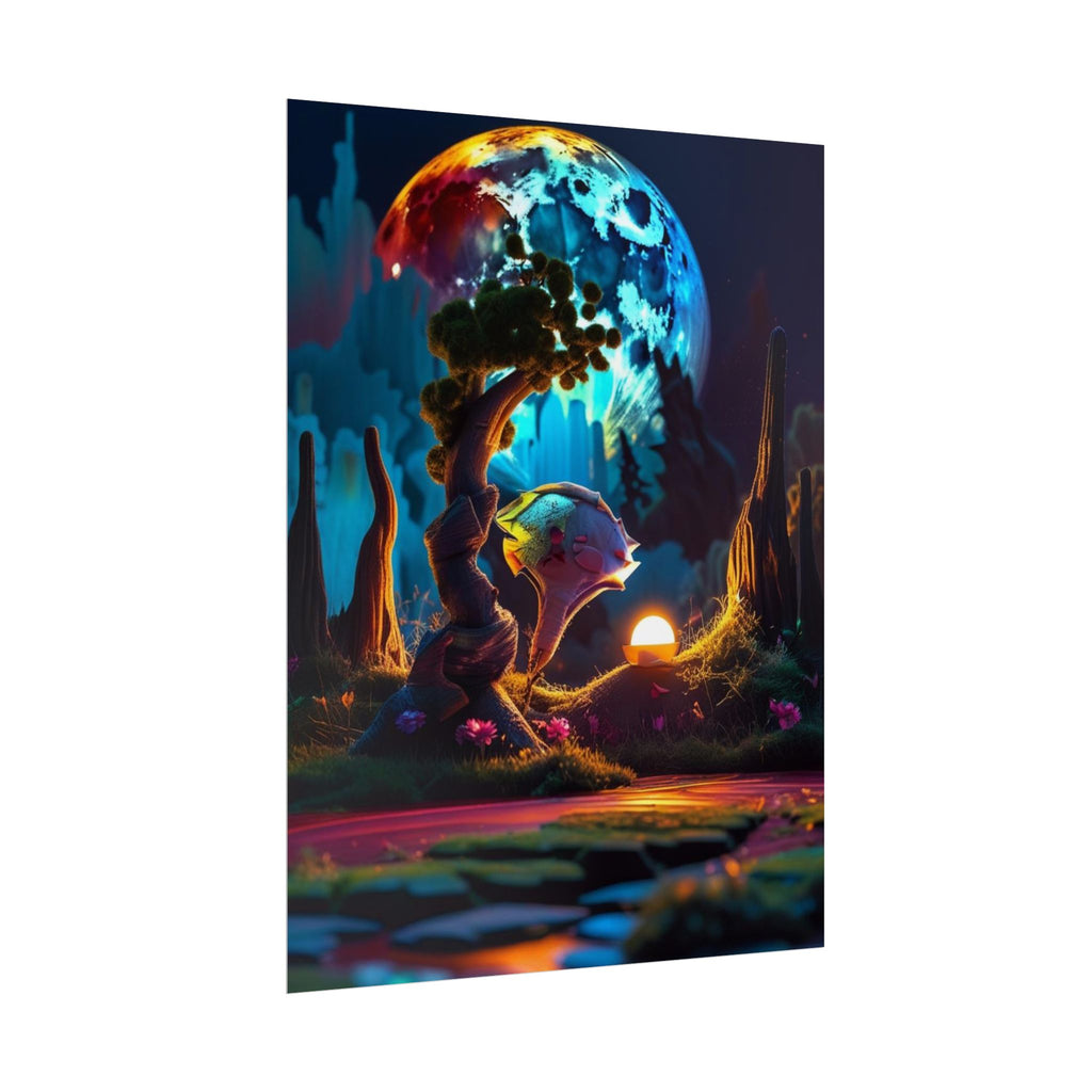 Fantasy Moonlit Landscape