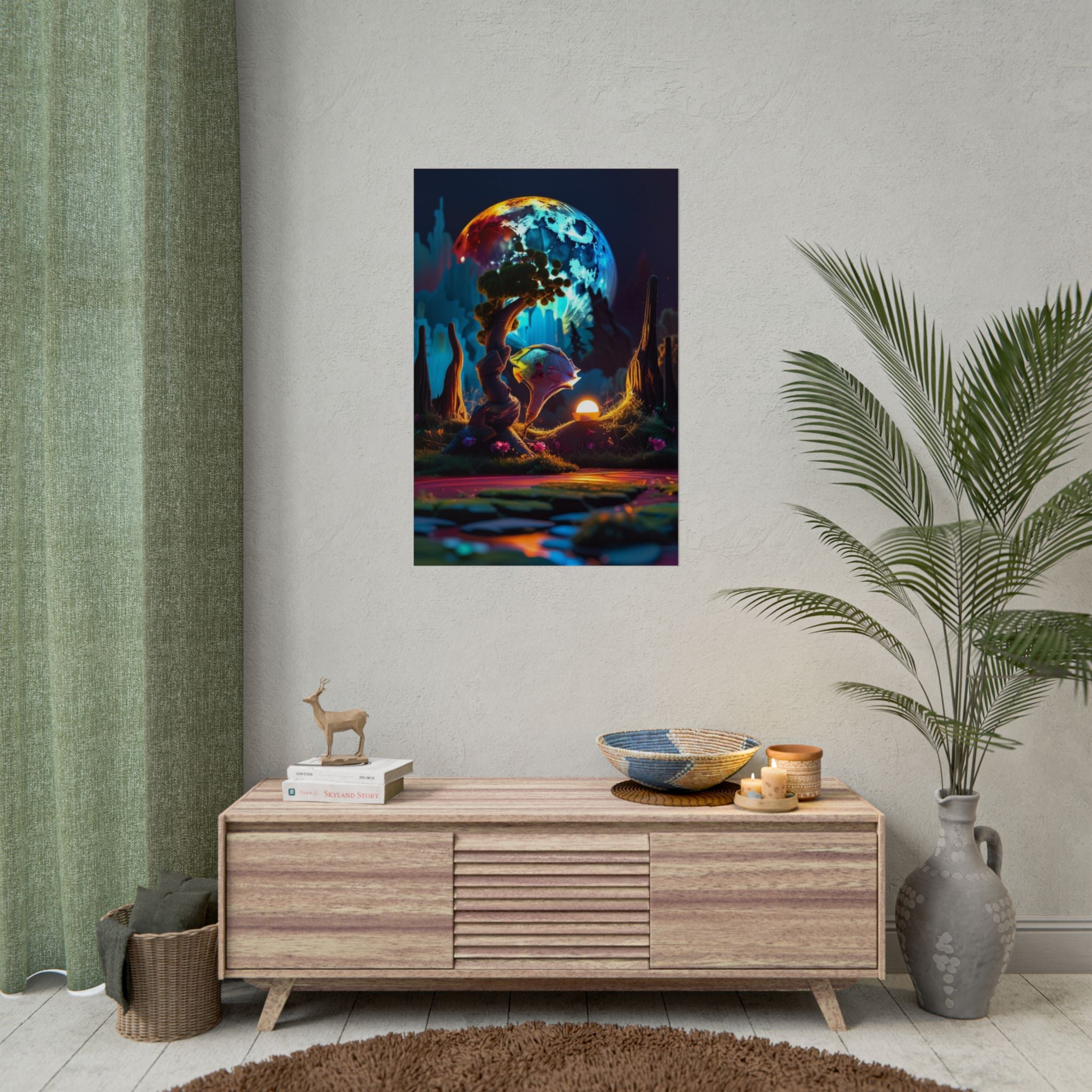 Fantasy Moonlit Landscape