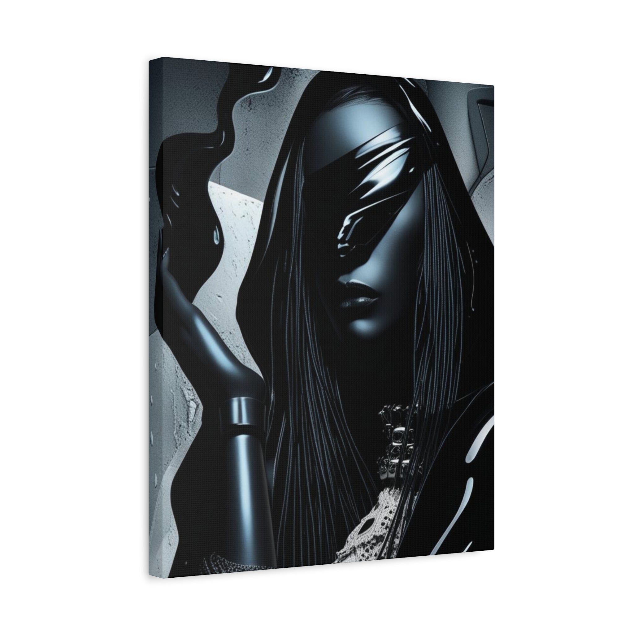 Glossy Fatale Femme Canvas