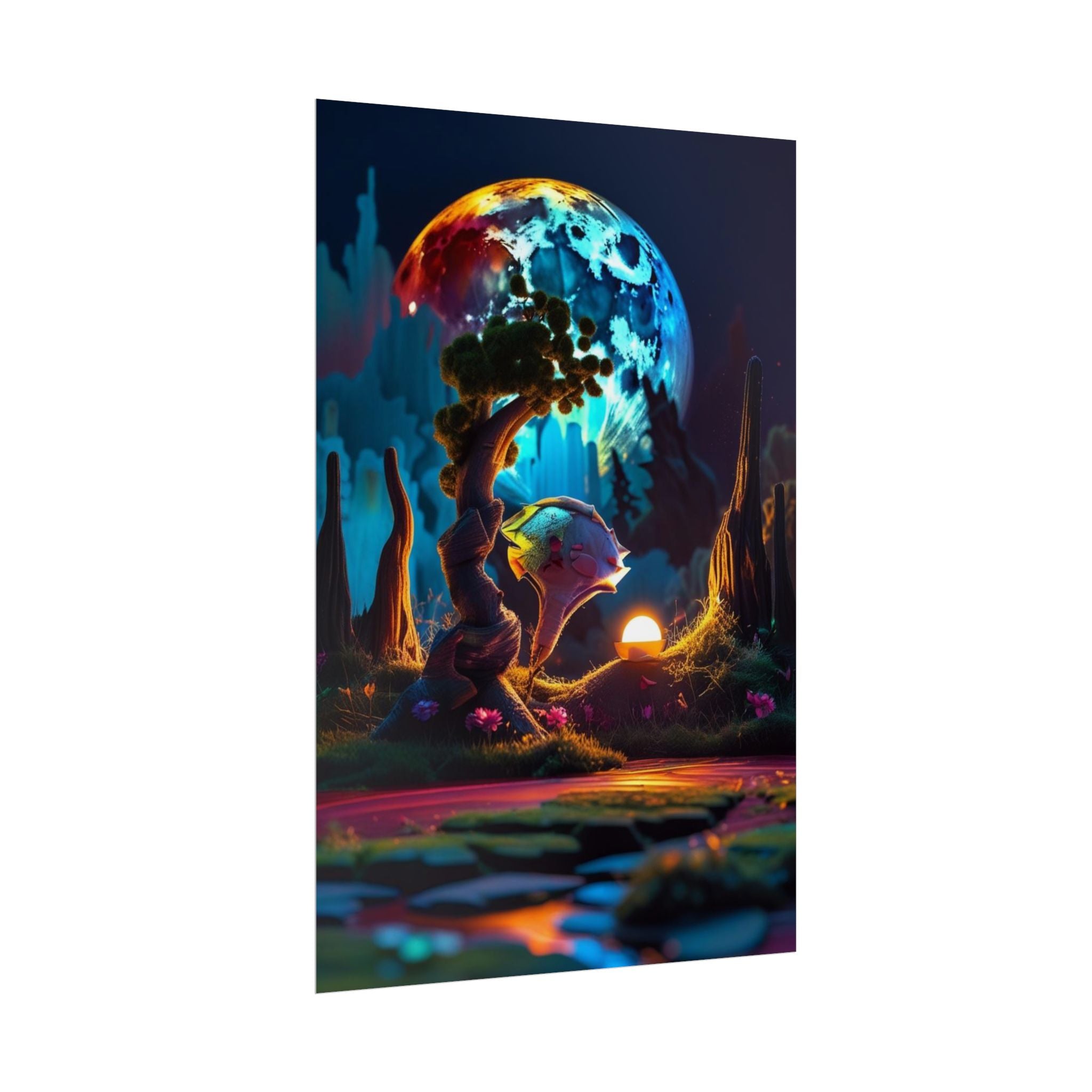 Fantasy Moonlit Landscape