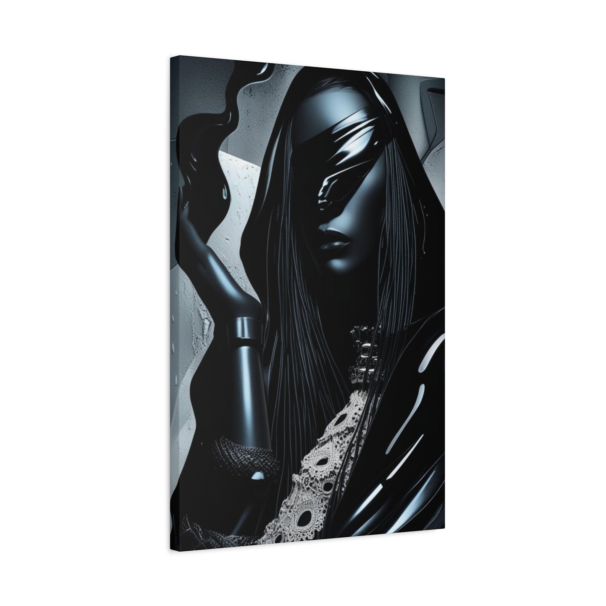 Glossy Fatale Femme Canvas