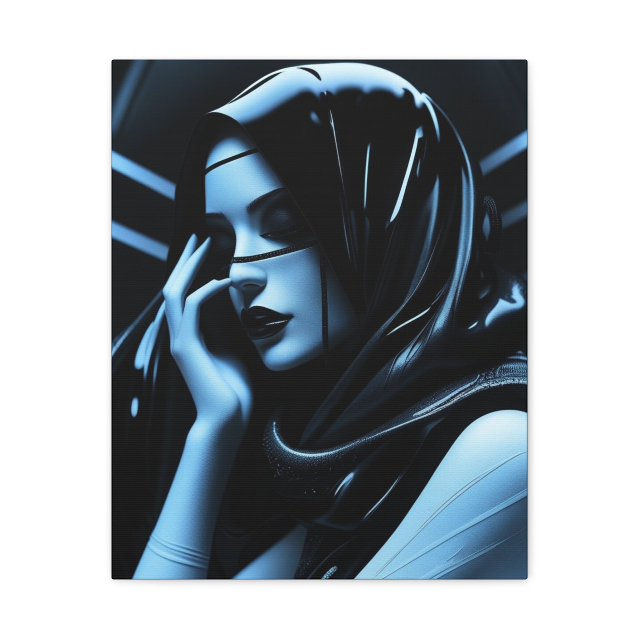 Reflections Of Her Canvas