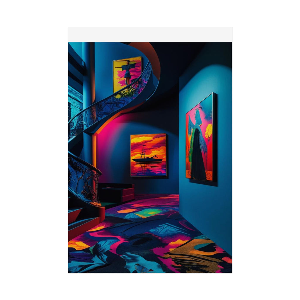 Neon Staircase