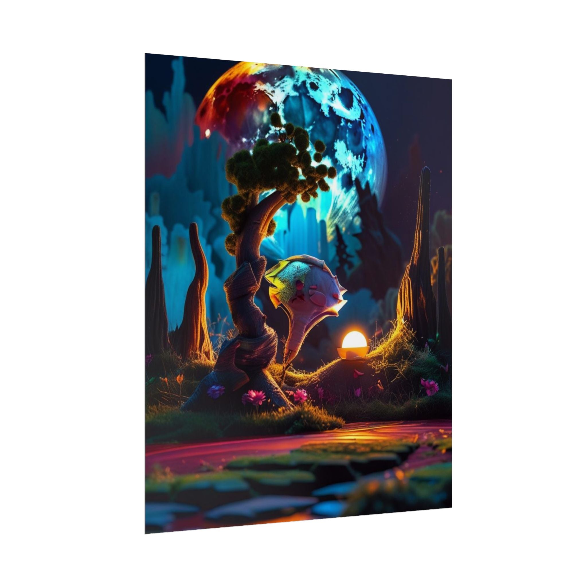Fantasy Moonlit Landscape