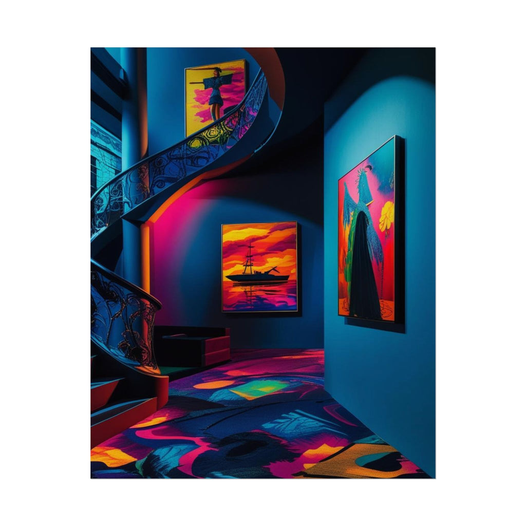 Neon Staircase