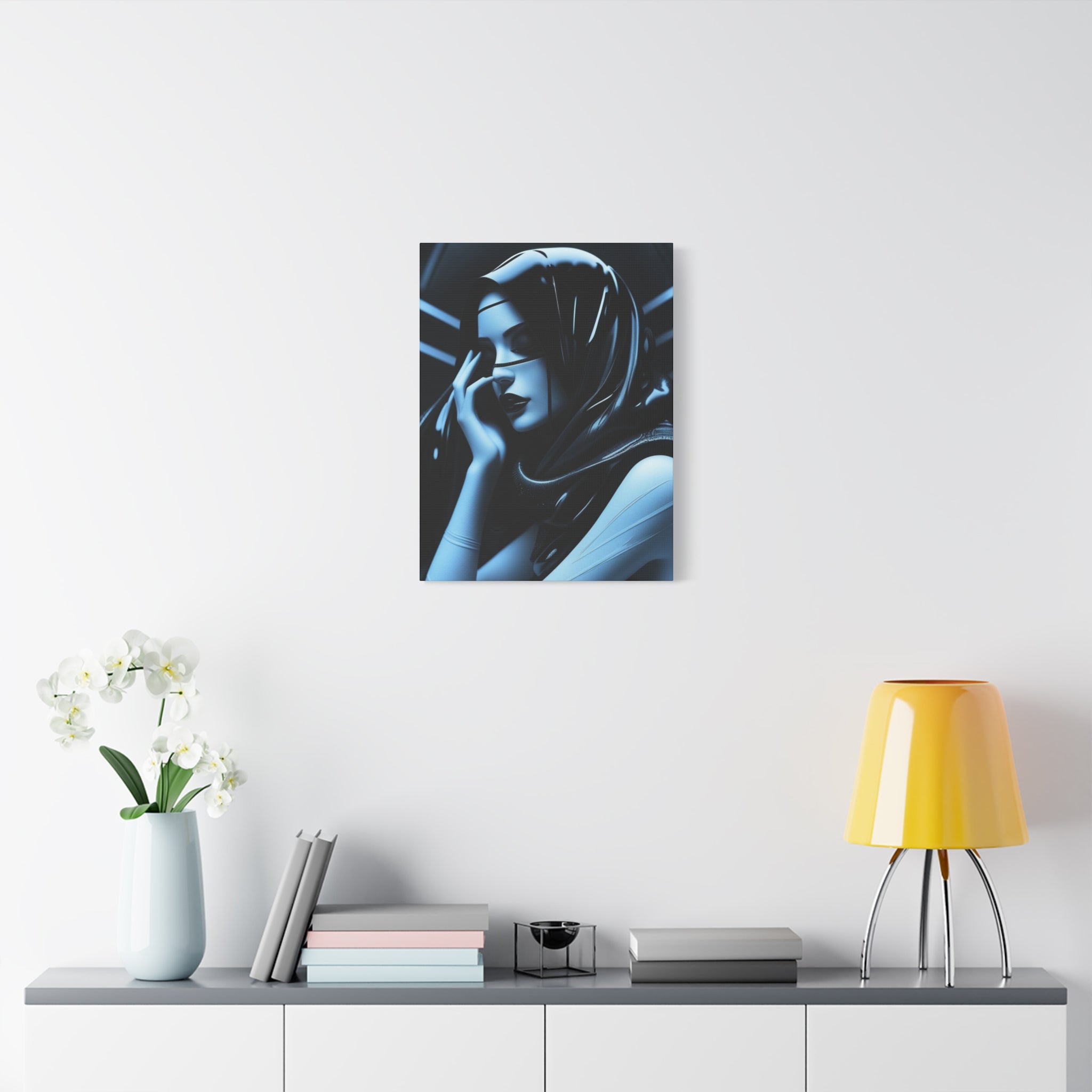 Reflections Of Her Canvas