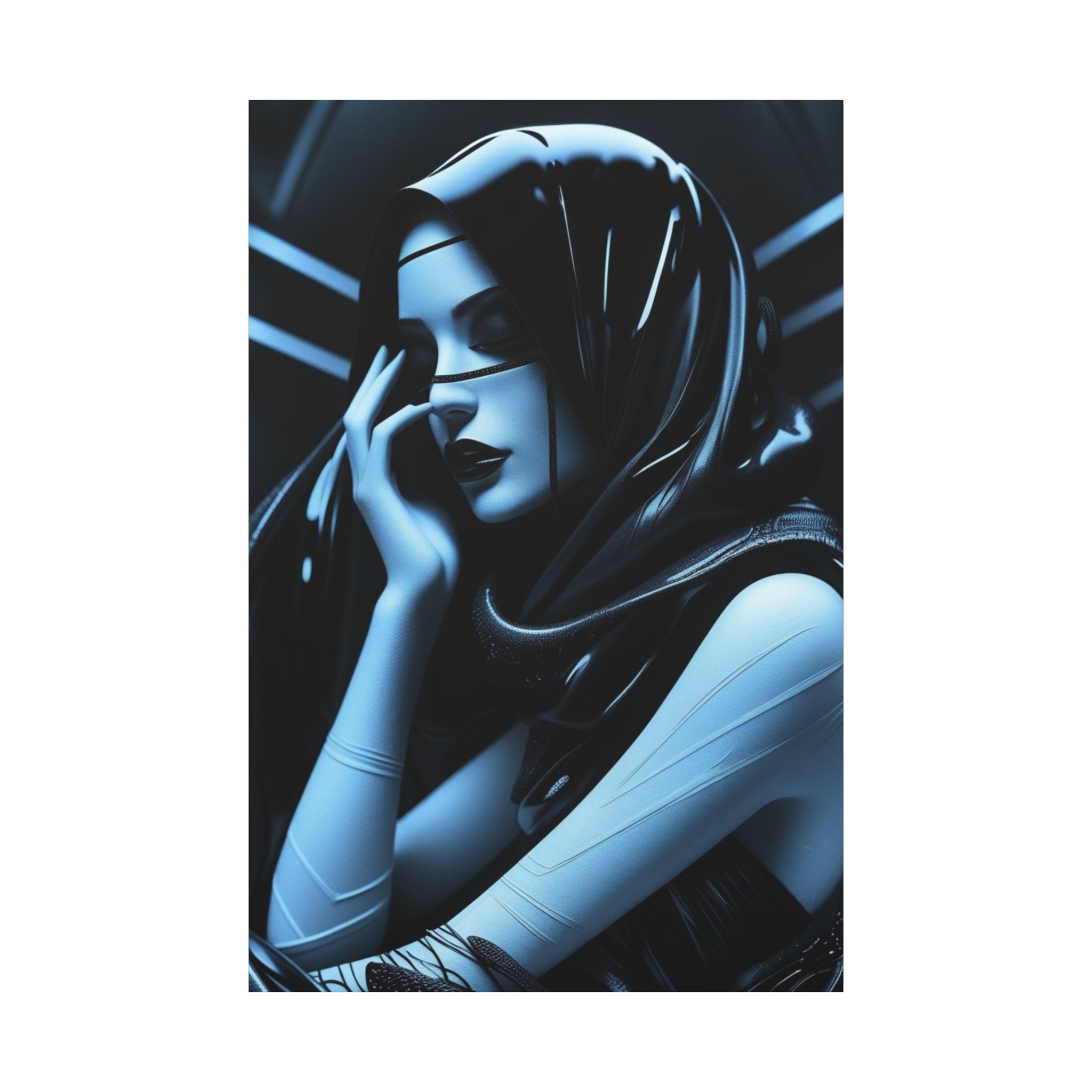 Reflections Of Her Canvas